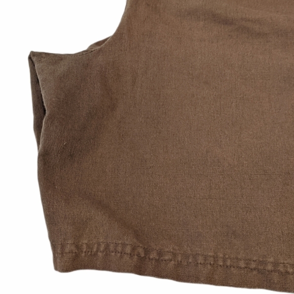 mantles men’s linen blend brown cargo shorts sz 40 - Picture 6 of 7